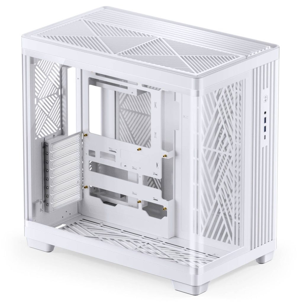Jonsbo TK-4 Case, Mid-Tower, ATX, Tempered Glass - White