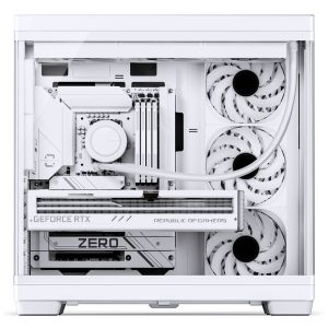 Jonsbo TK-4 Case, Mid-Tower, ATX, Tempered Glass - White