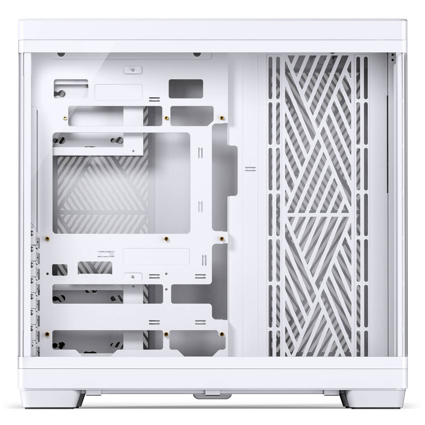 Jonsbo TK-4 Case, Mid-Tower, ATX, Tempered Glass - White