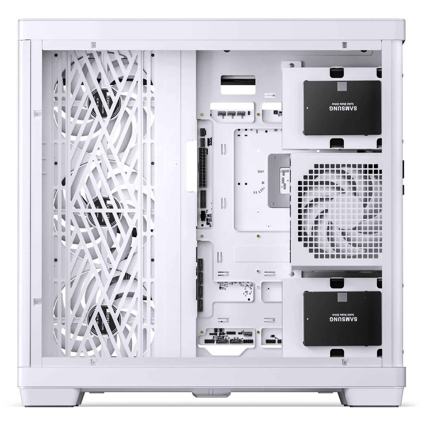 Jonsbo TK-4 Case, Mid-Tower, ATX, Tempered Glass - White