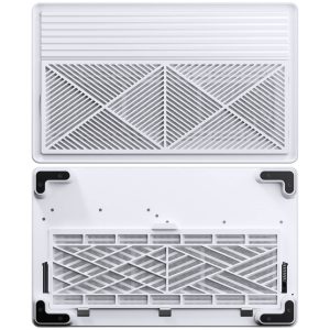 Jonsbo TK-4 Case, Mid-Tower, ATX, Tempered Glass - White