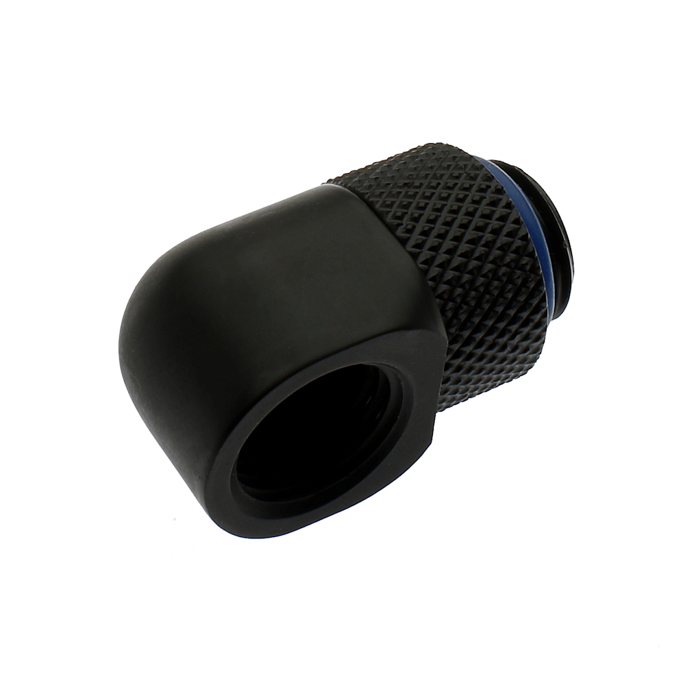 XSPC G1/4, 90 Degree Classic Rotary Fitting - Matte Black (4 Pack)
