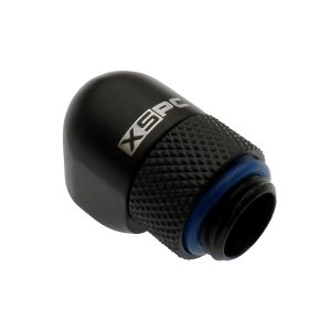 XSPC G1/4, 90 Degree Classic Rotary Fitting - Matte Black (4 Pack)