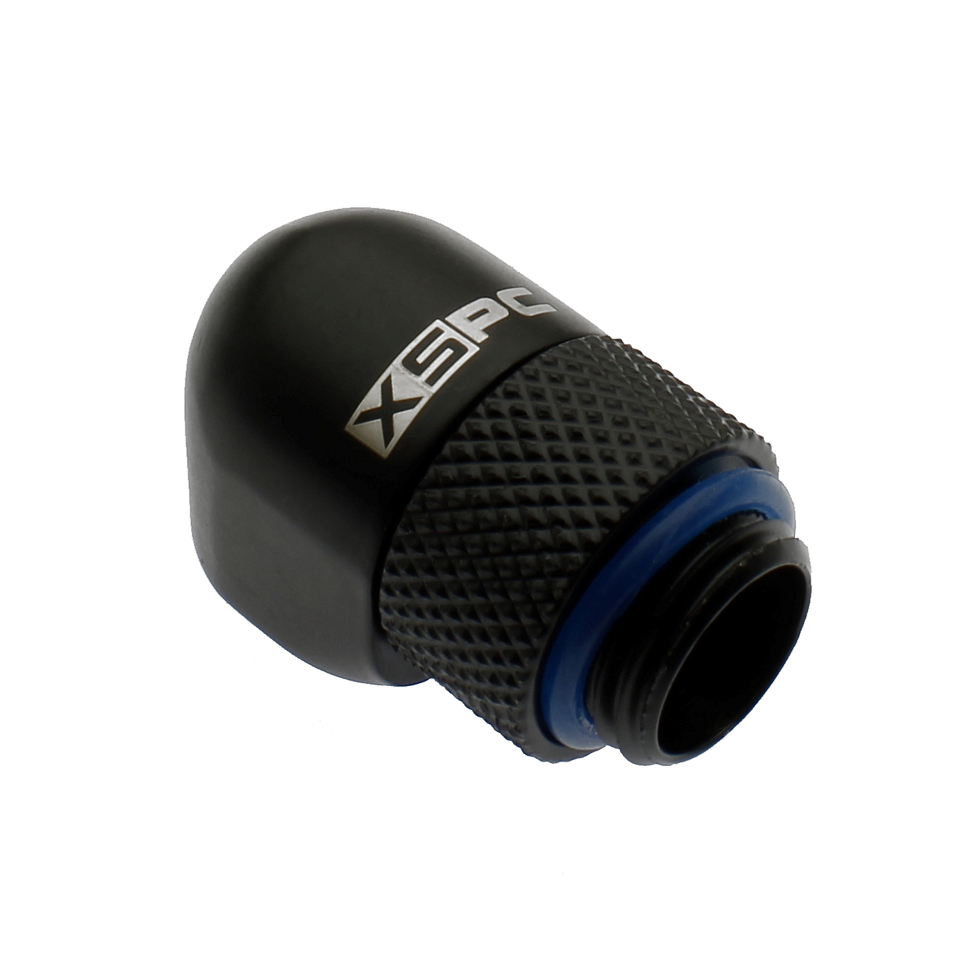 XSPC G1/4, 90 Degree Classic Rotary Fitting - Matte Black (4 Pack)