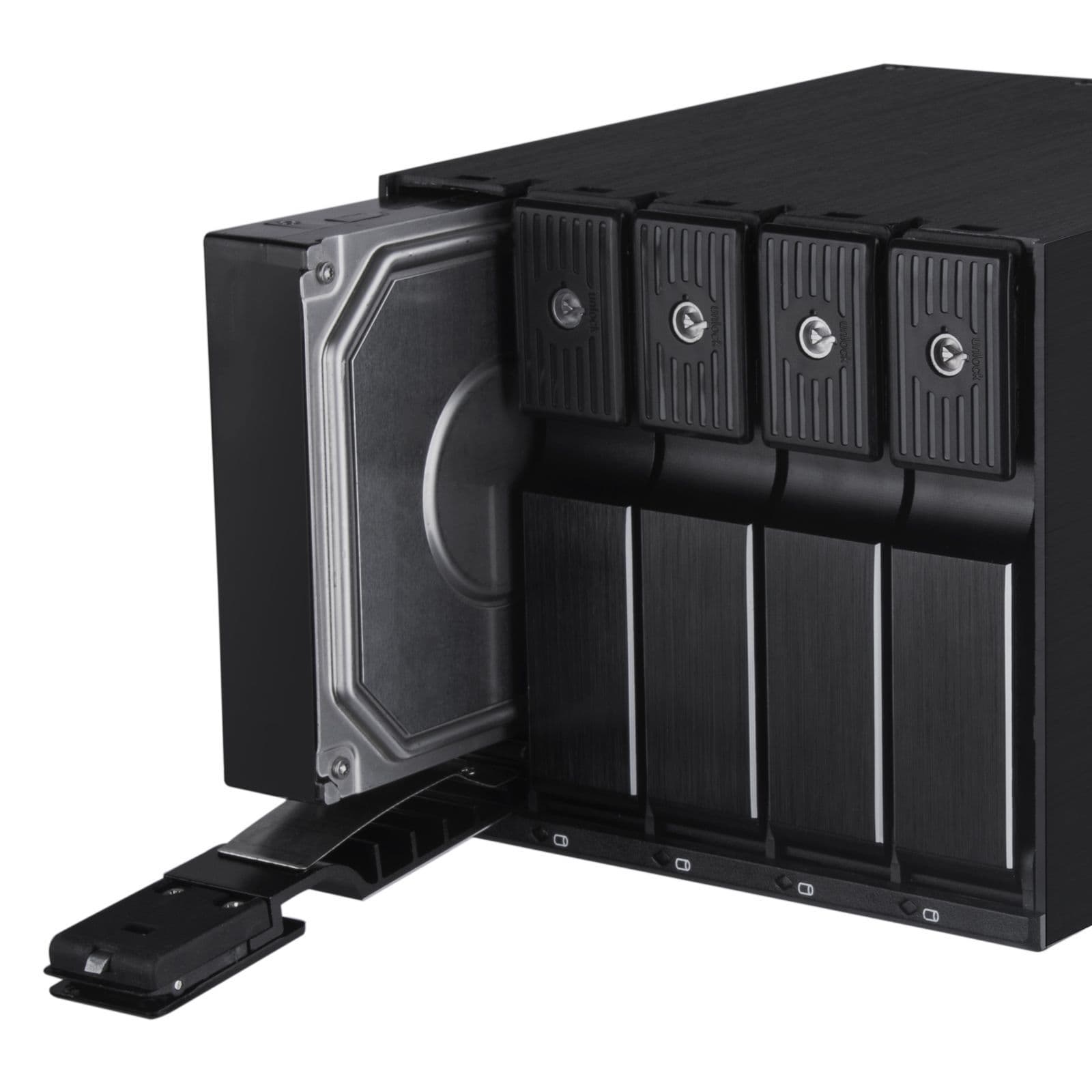 Silverstone FS305-12G 3 x 5.25" device bay to 5 x 3.5" Hot-Swap Caddy