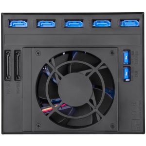 Silverstone FS305-12G 3 x 5.25" device bay to 5 x 3.5" Hot-Swap Caddy