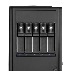 Silverstone FS305-12G 3 x 5.25" device bay to 5 x 3.5" Hot-Swap Caddy