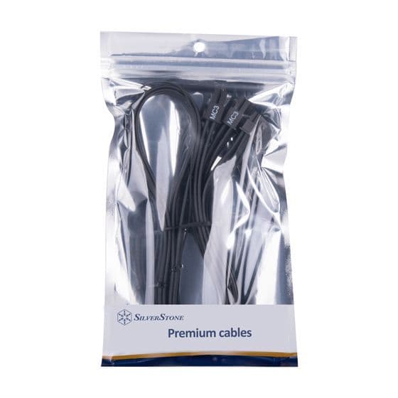Silverstone 2xEPS 8Pin to 12+4pin 12VHPWR PCIe Gen5 Cable