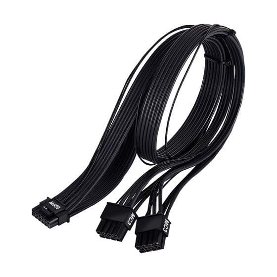 Silverstone 2xEPS 8Pin to 12+4pin 12VHPWR PCIe Gen5 Cable
