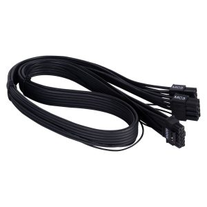 Silverstone 2 x EPS 8Pin (PSU) to 12+4Pin (GPU) 12VHPWR PCIe Gen5 Cable