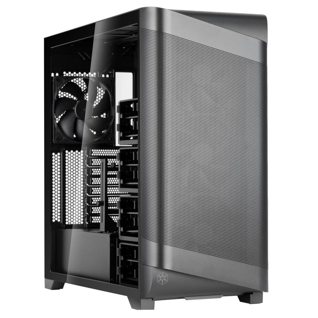 Silverstone SETA A2 Tempered Glass Mid Tower Case Black