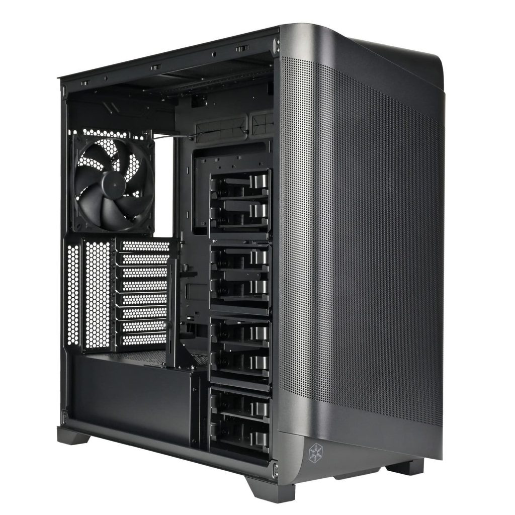 Silverstone SETA A2 Tempered Glass Mid Tower Case Black