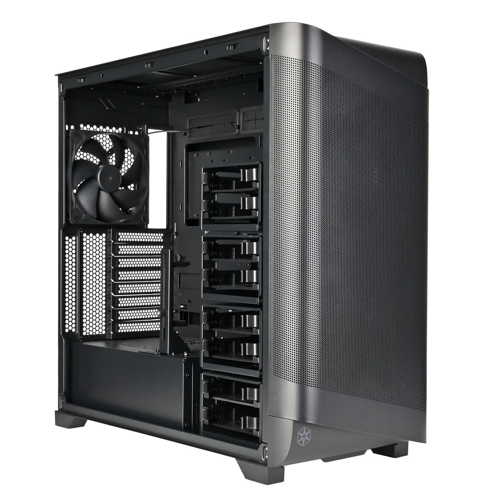 Silverstone SETA A2 Tempered Glass Mid Tower Case Black