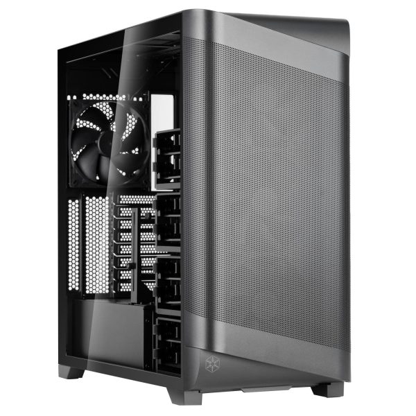 Silverstone SETA A2 Tempered Glass Mid Tower Case Black
