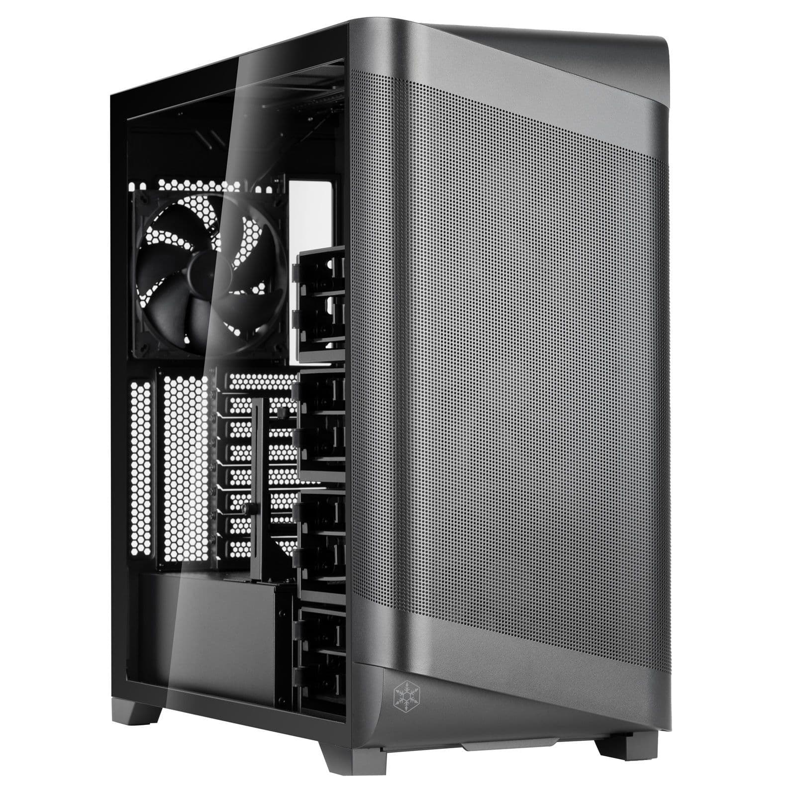 Silverstone SETA A2 Tempered Glass Mid Tower Case Black