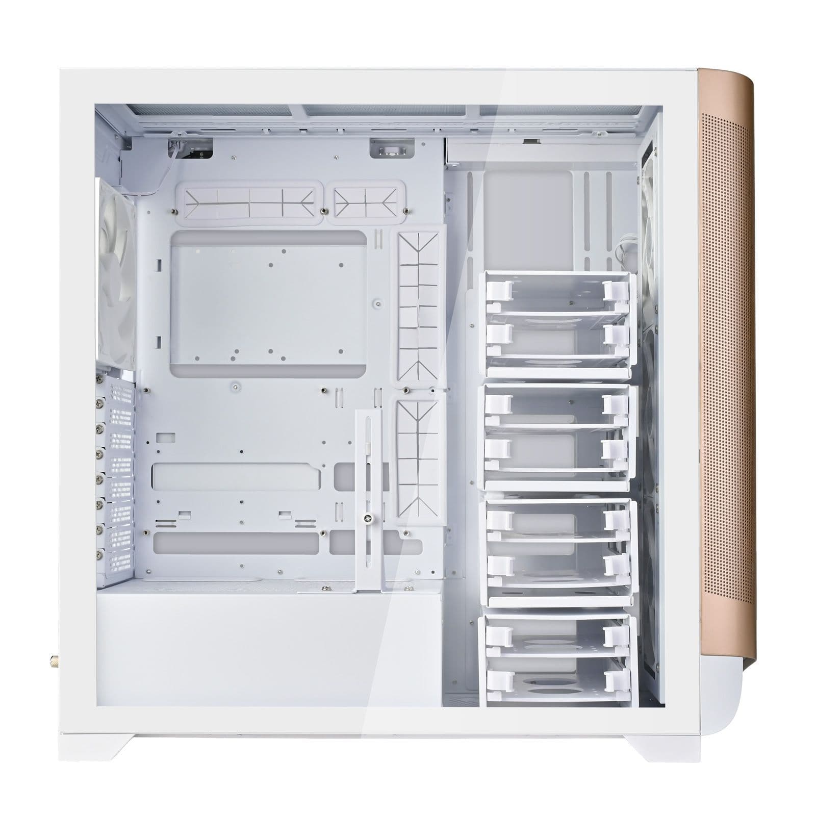 Silverstone SETA A2 Tempered Glass Mid Tower Case White/Rose Gold
