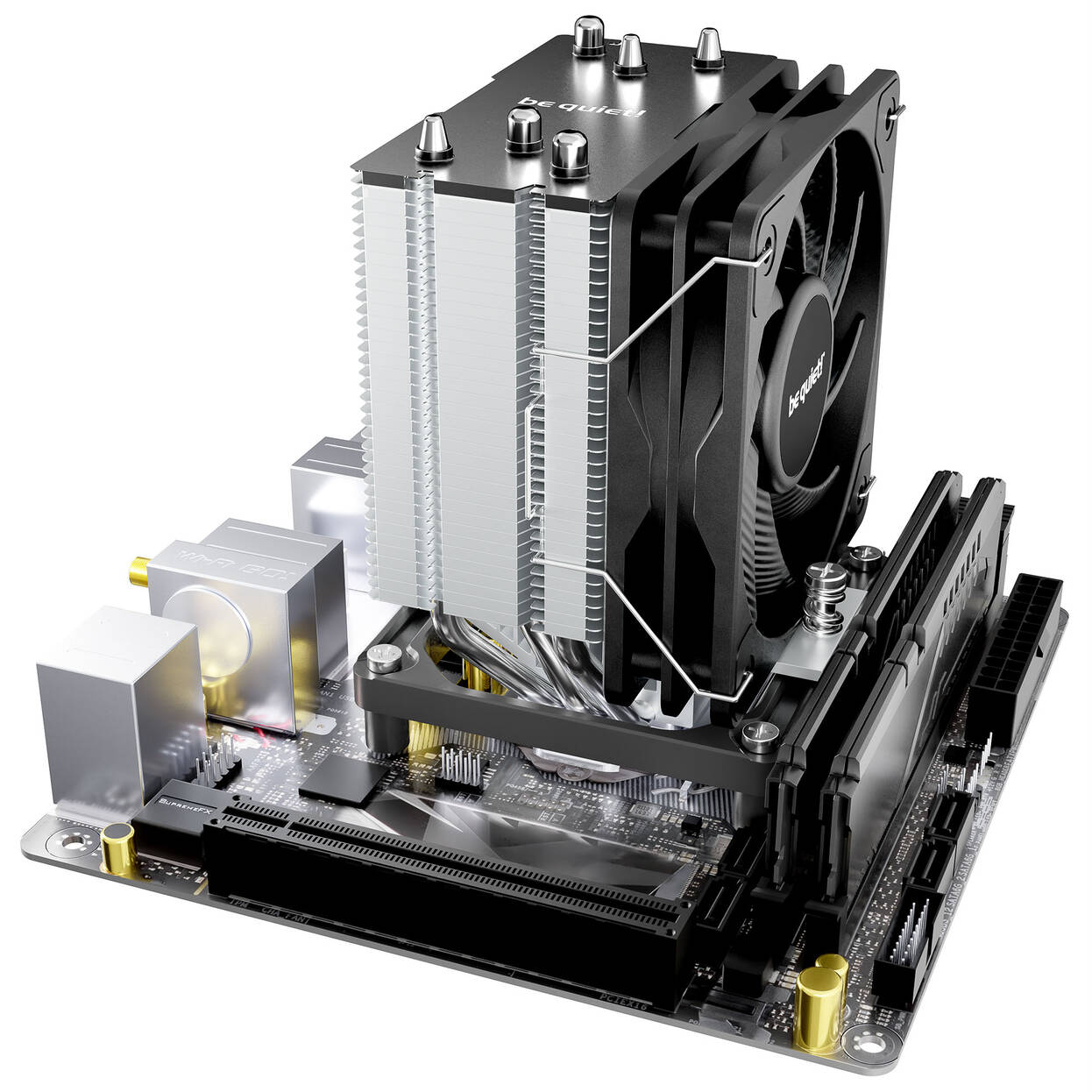 be quiet! Pure Rock Slim 3 CPU Cooler, 130W TDP - 100mm, black : image 5