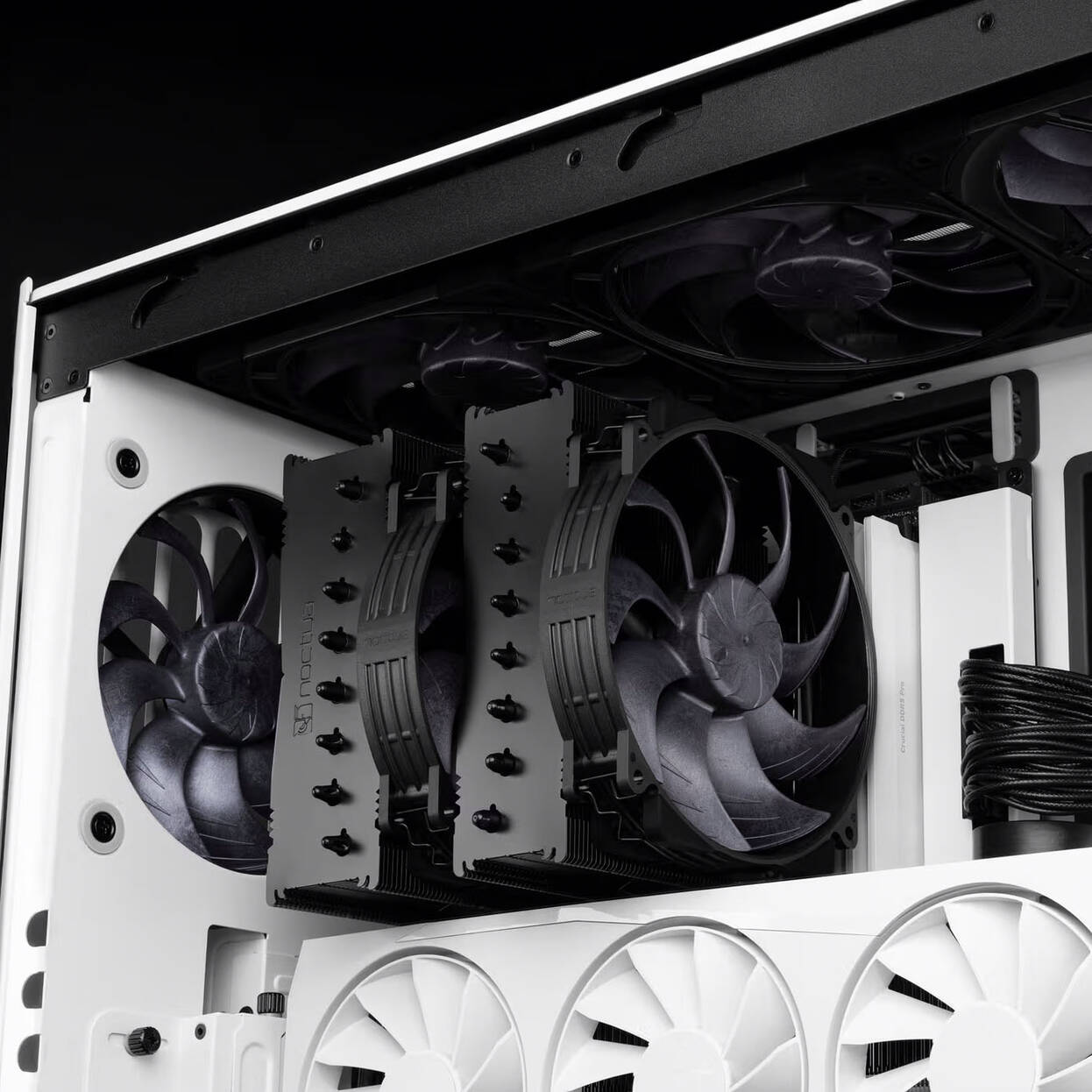 Noctua NH-D15 G2 chromax.black CPU cooler, dual-tower, PWM - black, 140mm