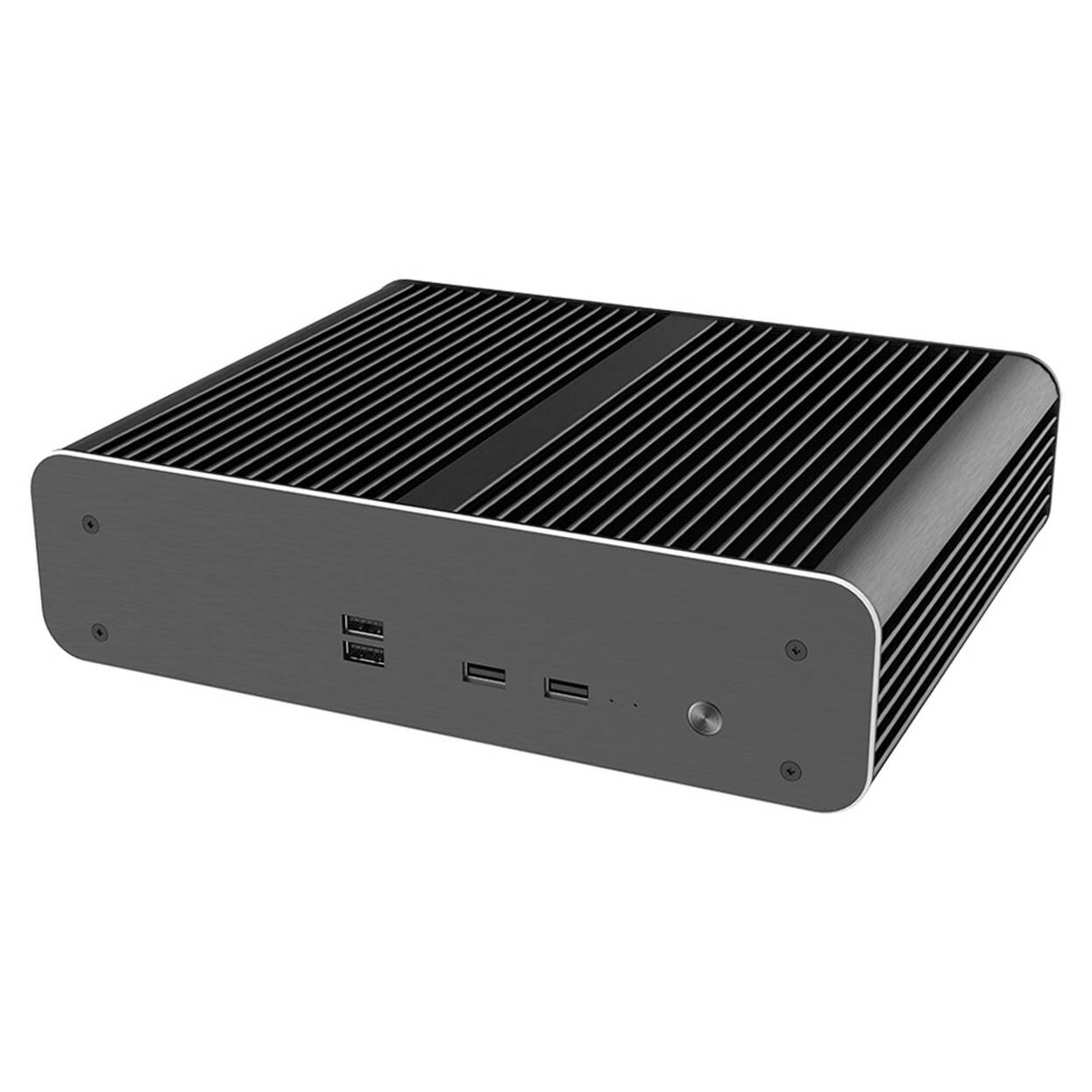 Akasa Euler TX3 PC Case, Mini-ITX Case, Intel Socket LGA1851, LGA1700, LGA120, LGA115X - black