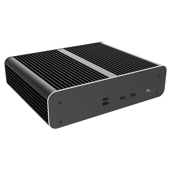 Akasa Euler TX3 PC Case, Mini-ITX Case, Intel Socket LGA1851, LGA1700, LGA120, LGA115X – black