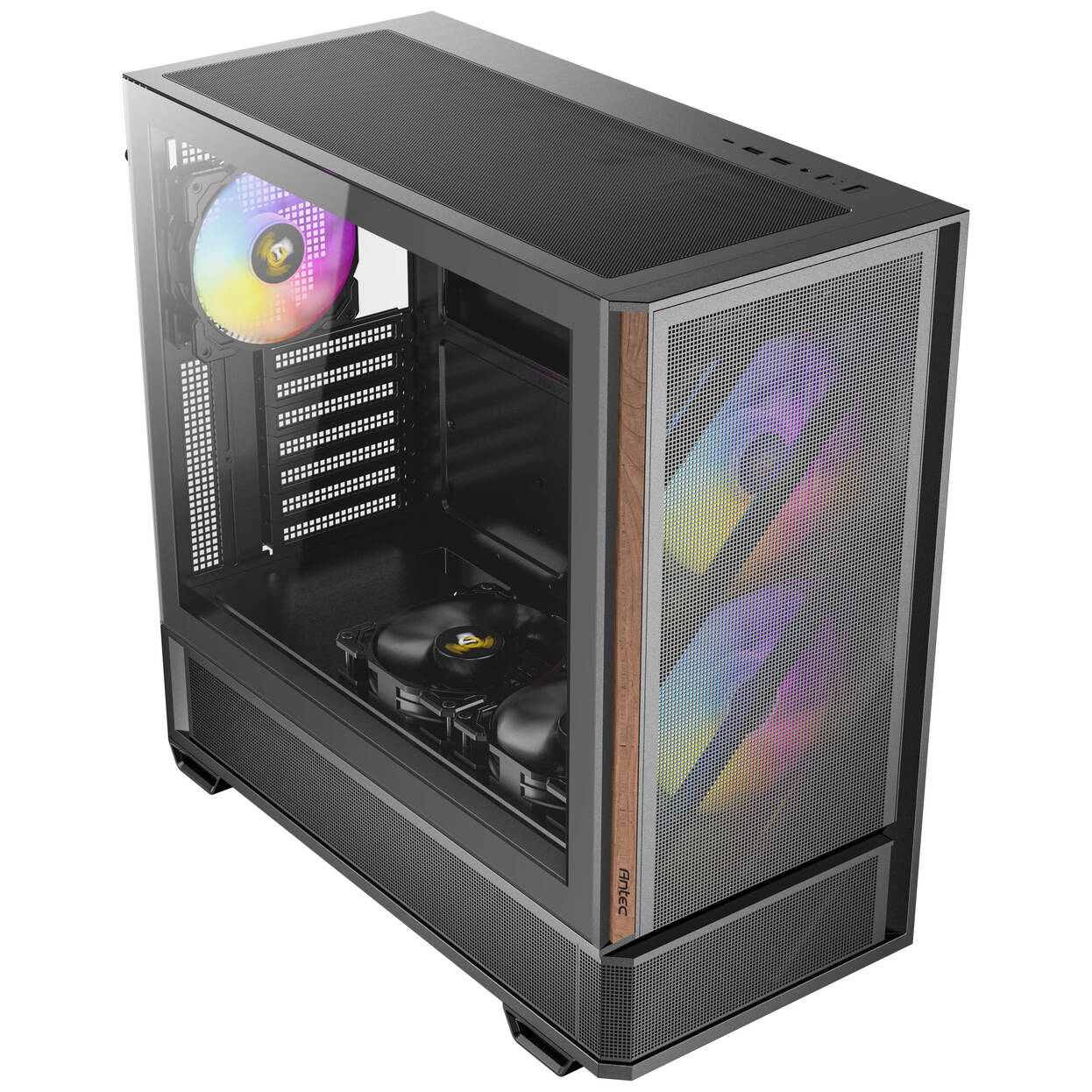 Antec P30 ARGB PC Case, Mid Tower, ATX, Tempered Glass - black