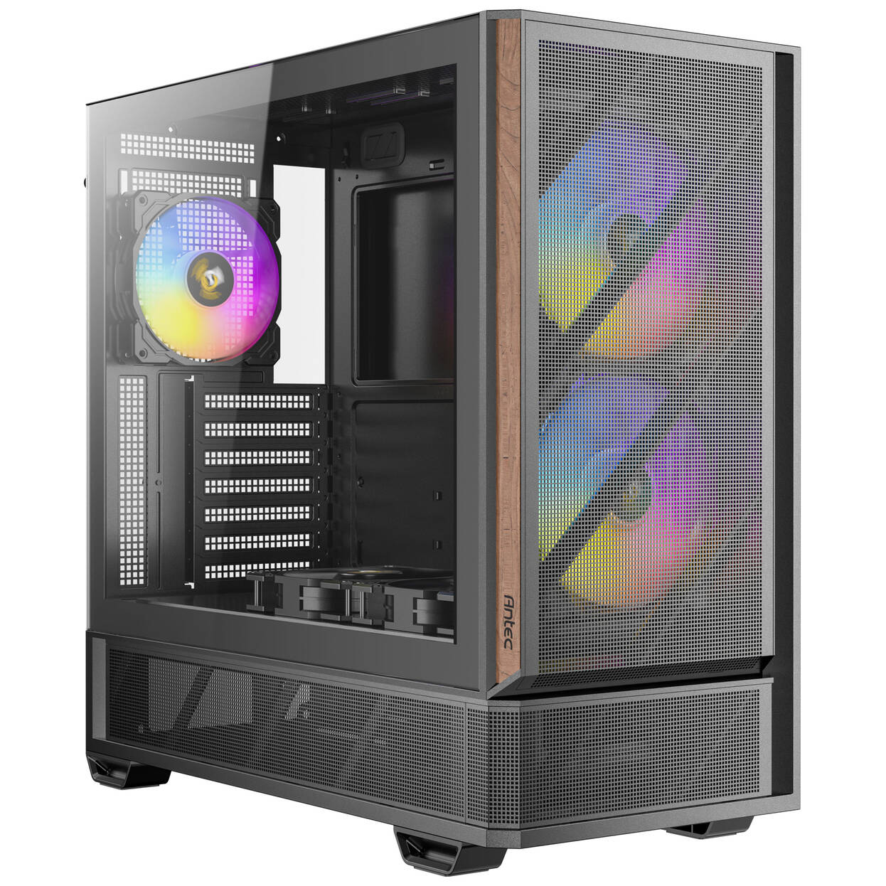 Antec P30 ARGB PC Case, Mid Tower, ATX, Tempered Glass - black