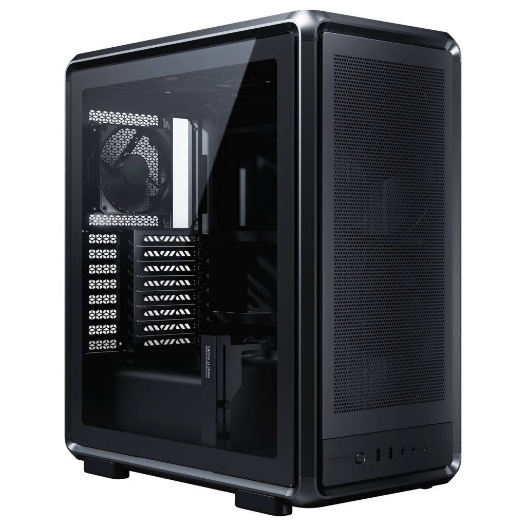 Cooler Master MasterFrame 500 Mesh PC Case, Mid-Tower, E-ATX, Tempered Glass - Black