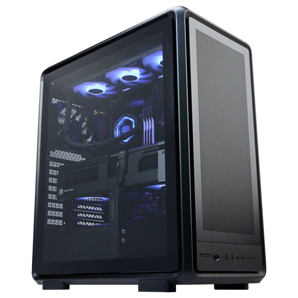 Cooler Master MasterFrame 500 Mesh PC Case, Mid-Tower, E-ATX, Tempered Glass - Black