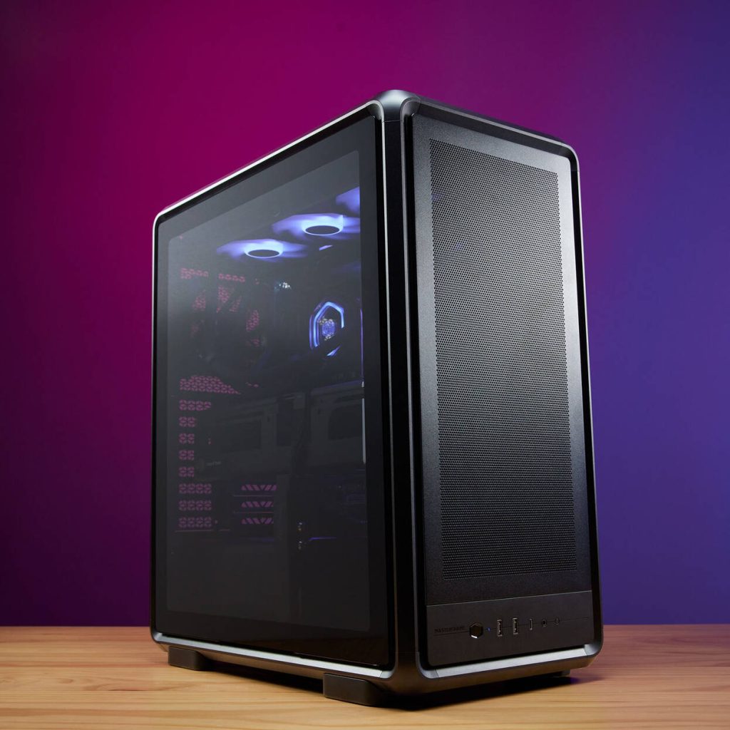 Cooler Master MasterFrame 500 Mesh PC Case, Mid-Tower, E-ATX, Tempered Glass - Black