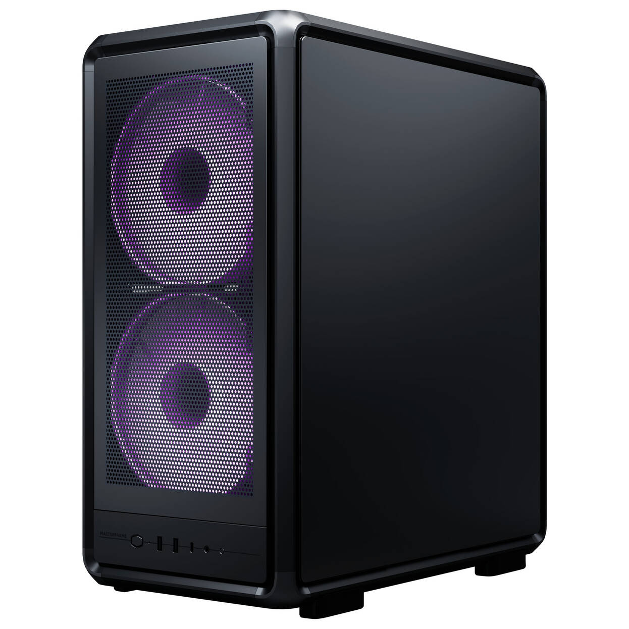 Cooler Master MasterFrame 500 Mesh ARGB PC Case, Mid-Tower, E-ATX, Tempered Glass - Black