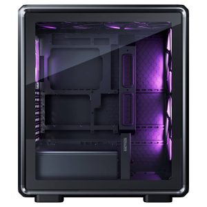 Cooler Master MasterFrame 500 Mesh ARGB PC Case, Mid-Tower, E-ATX, Tempered Glass - Black