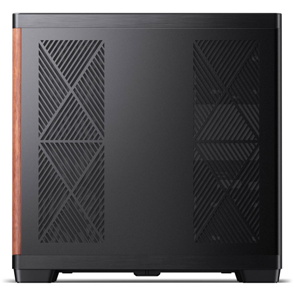 JONSBO TK-4 Wood PC Case, Mid Tower, ATX, Tempered Glass - black
