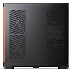 JONSBO TK-4 Wood PC Case, Mid Tower, ATX, Tempered Glass - black
