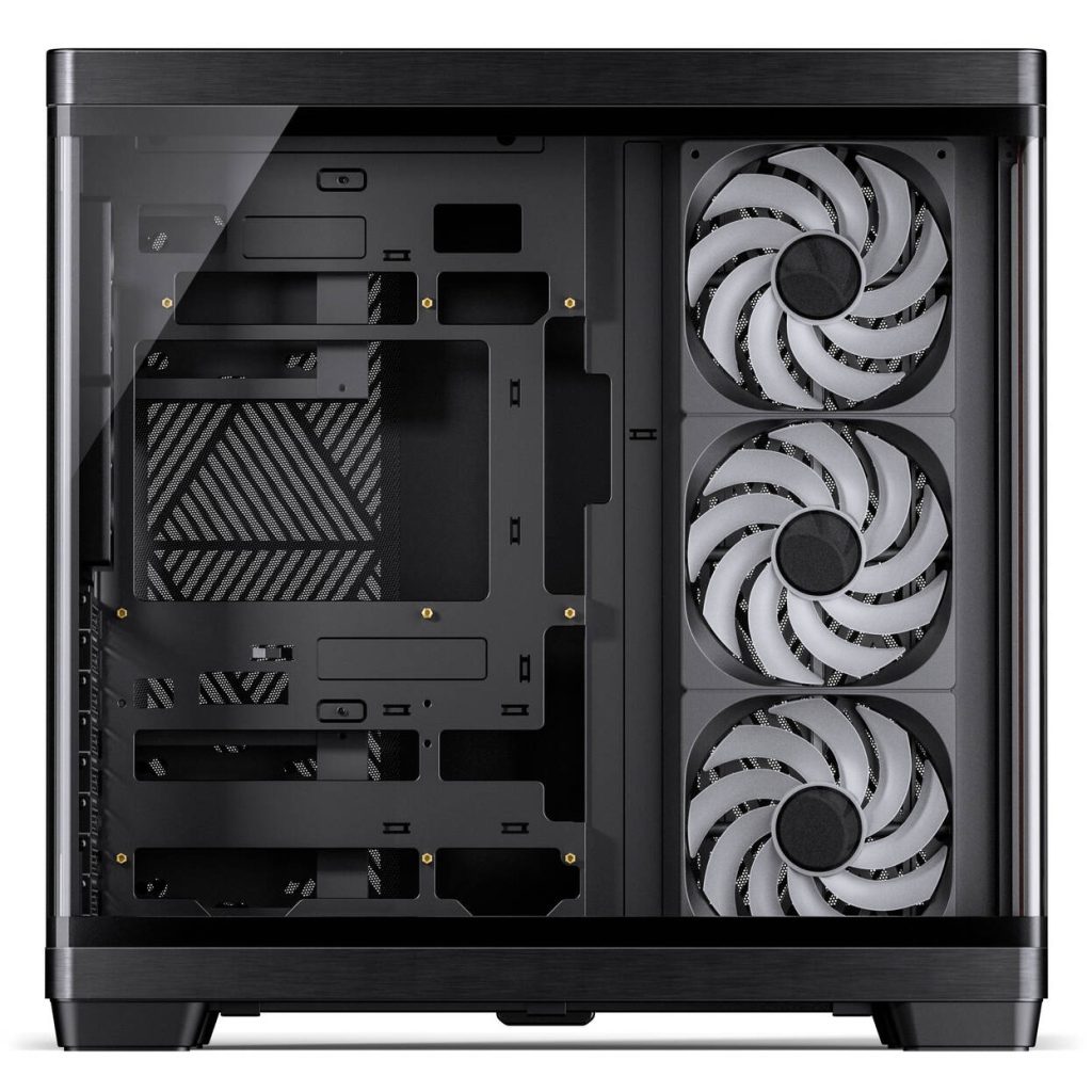 JONSBO TK-4 Wood PC Case, Mid Tower, ATX, Tempered Glass - black