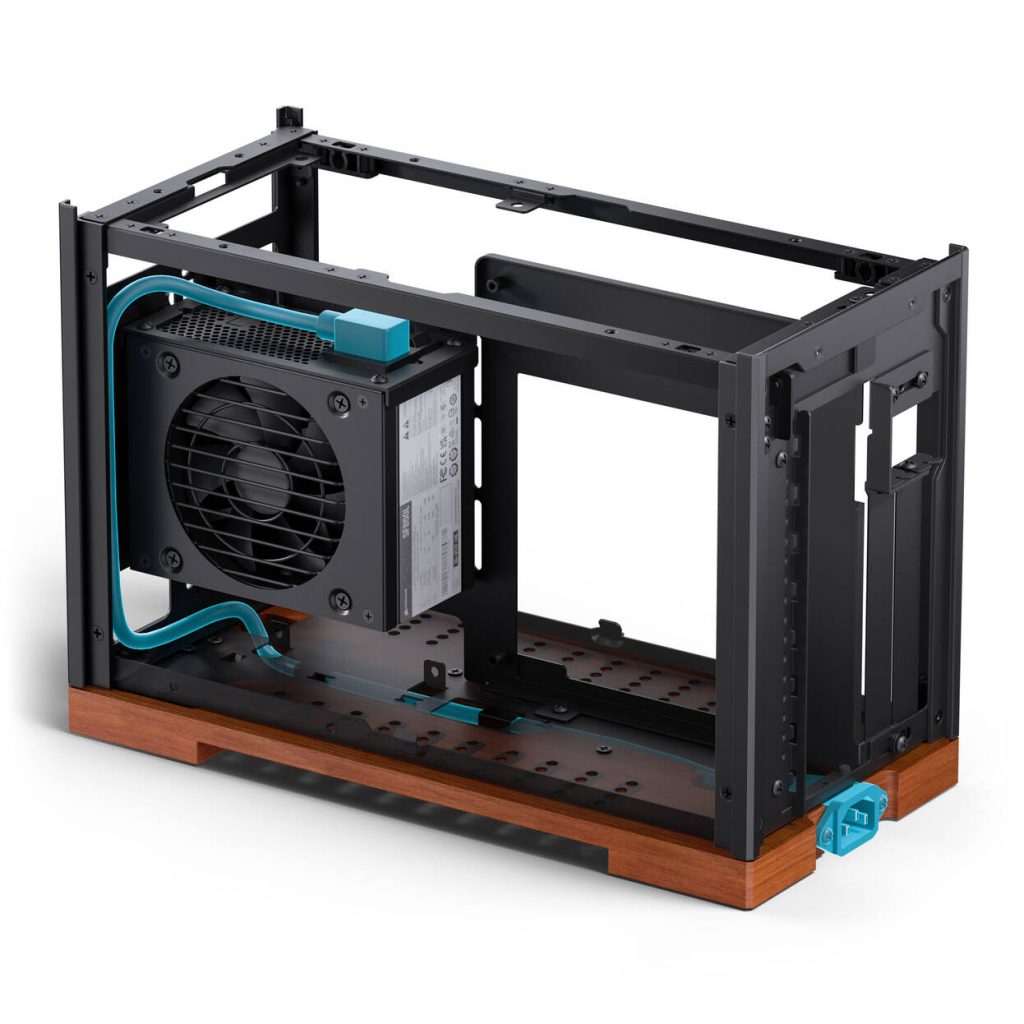 Jonsbo T9 Black PC Case, Mini Aluminium Case, ITX, Riser Cable 4.0