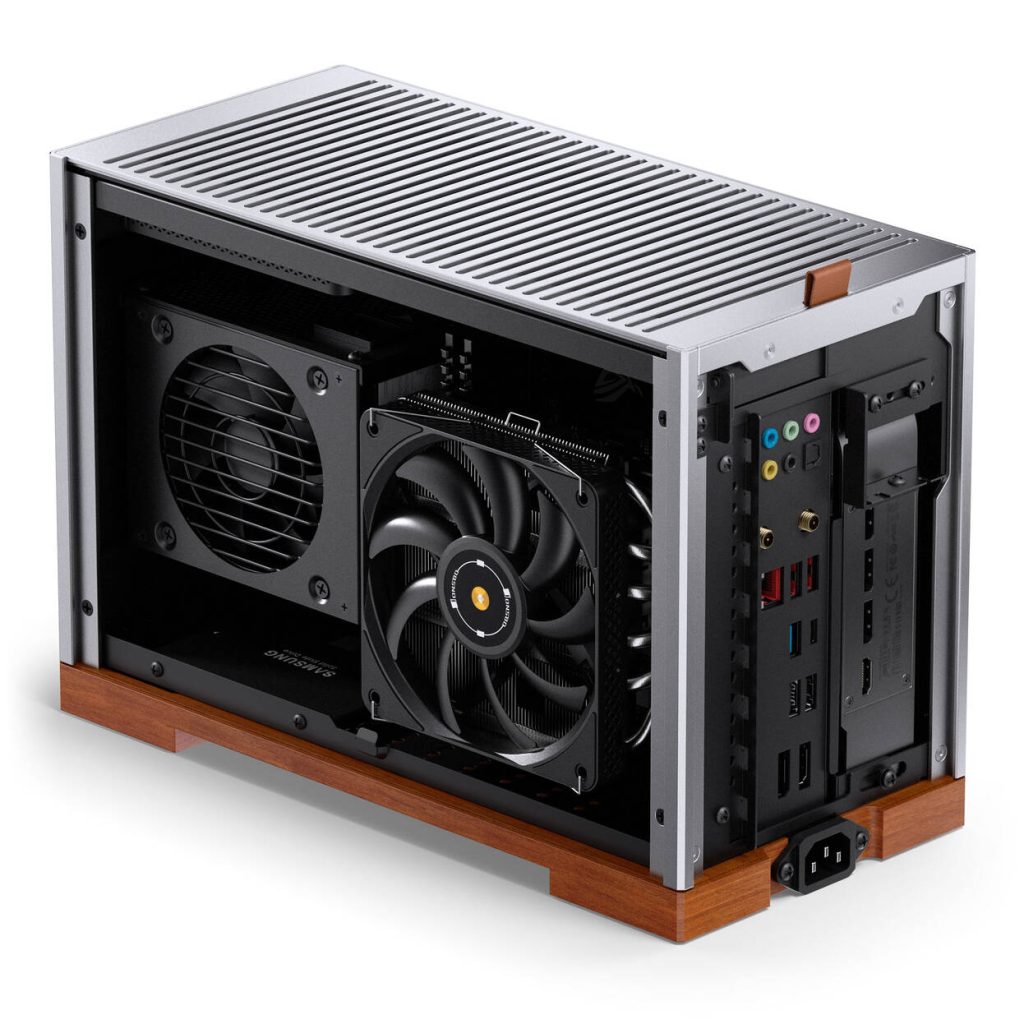 Jonsbo T9 Black PC Case, Mini Aluminium Case, ITX, Riser Cable 4.0