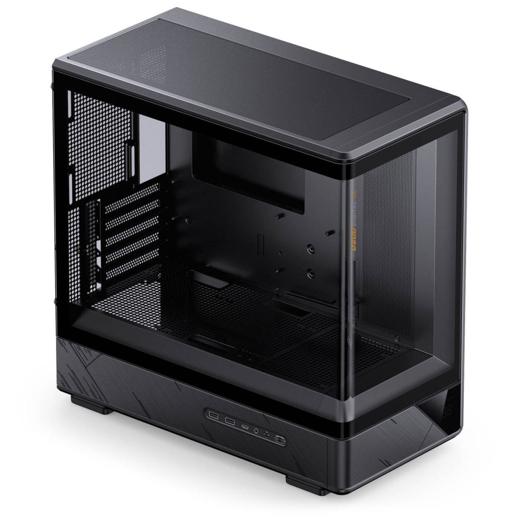 Jonsbo D200 PC Case, Mini Tower, mATX, Tempered Glass - black