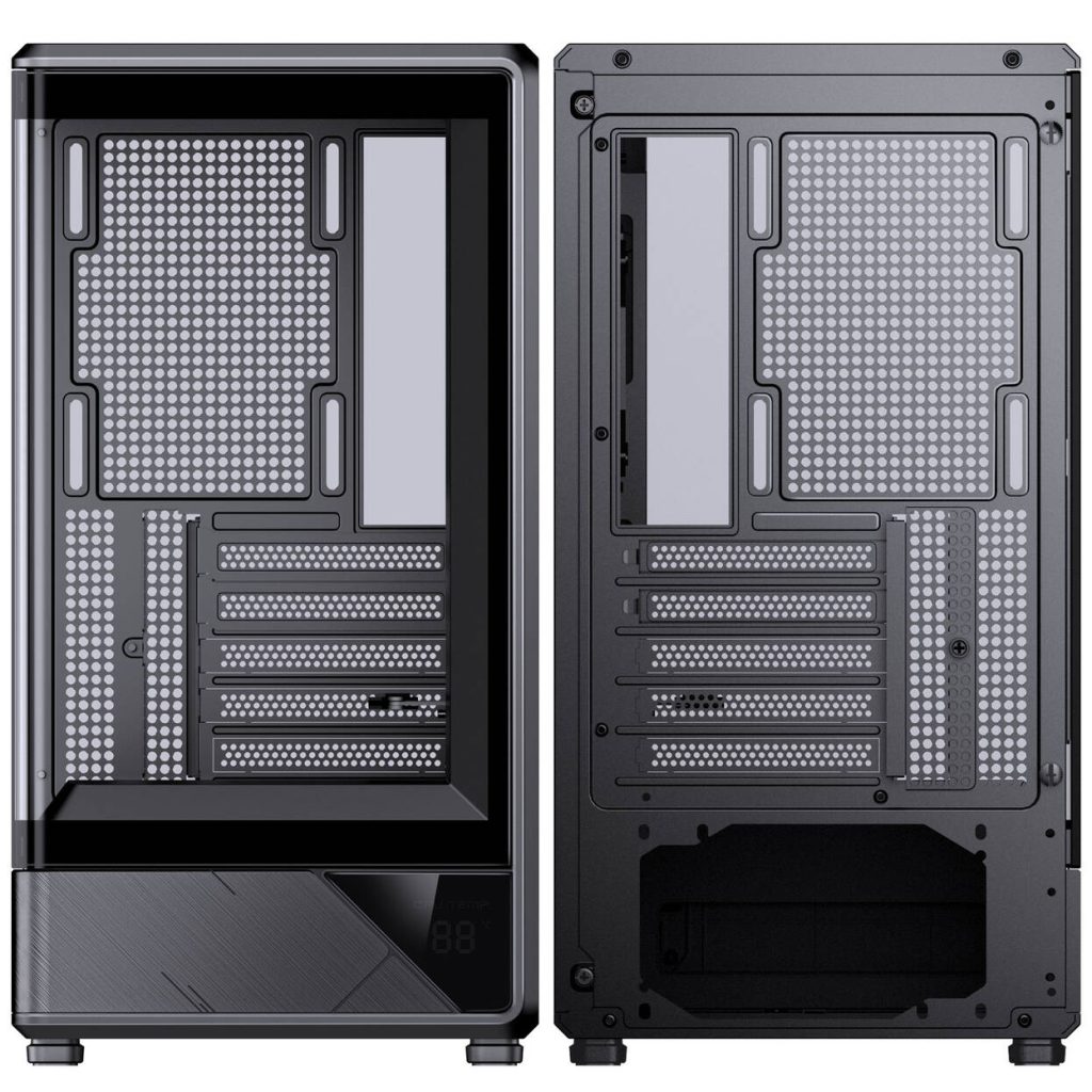 Jonsbo D200 PC Case, Mini Tower, mATX, Tempered Glass - black
