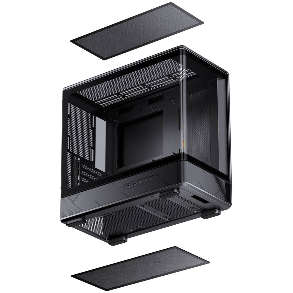 Jonsbo D200 PC Case, Mini Tower, mATX, Tempered Glass - black