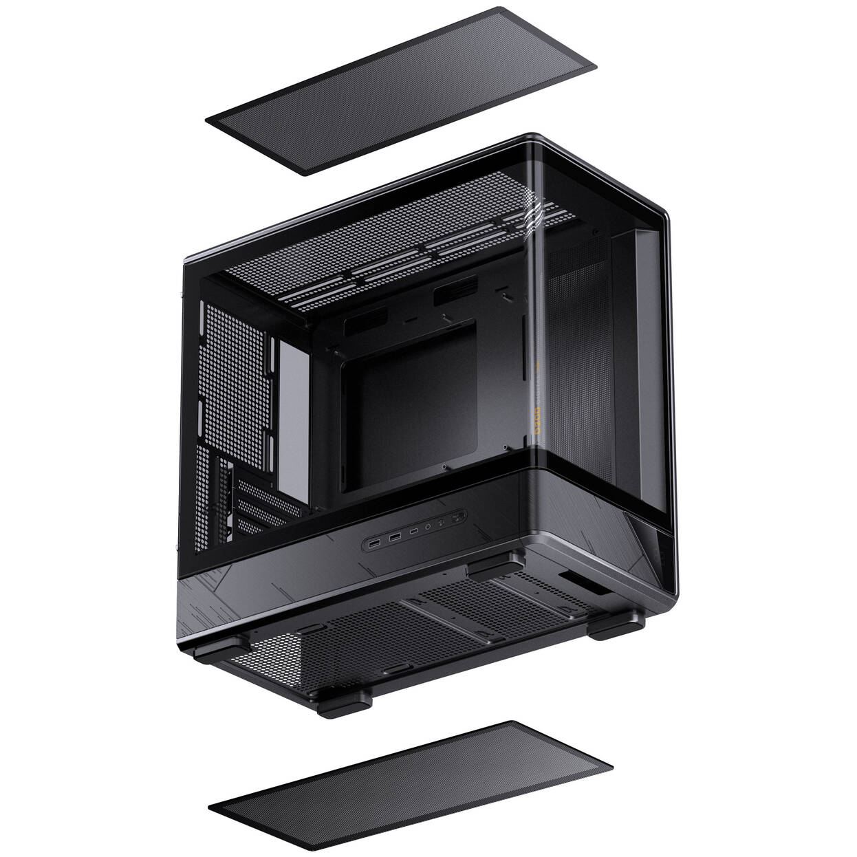Jonsbo D200 PC Case, Mini Tower, mATX, Tempered Glass - black