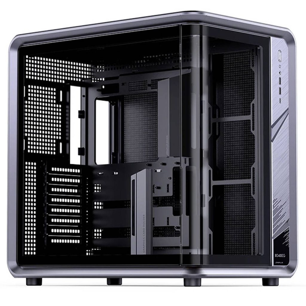 Jonsplus (Jonsbo) BO400CG PC Case, Mid Tower, ATX, Tempered Glass - Gunmetal Grey : image 1