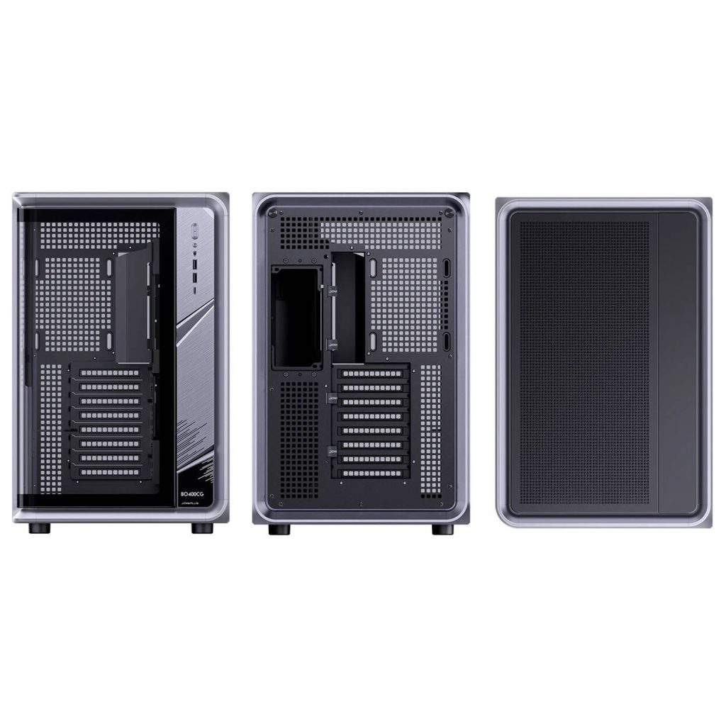 Jonsplus (Jonsbo) BO400CG PC Case, Mid Tower, ATX, Tempered Glass - Gunmetal Grey : image 4