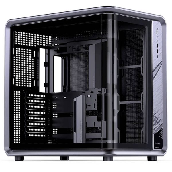 Jonsplus (Jonsbo) BO400CG PC Case, Mid Tower, ATX, Tempered Glass – Gunmetal Grey