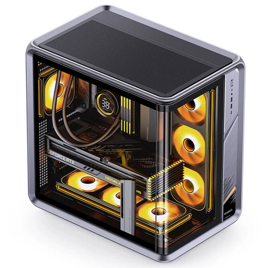 Jonsplus (Jonsbo) BO400CG PC Case, Mid Tower, ATX, Tempered Glass - Gunmetal Grey : image 9