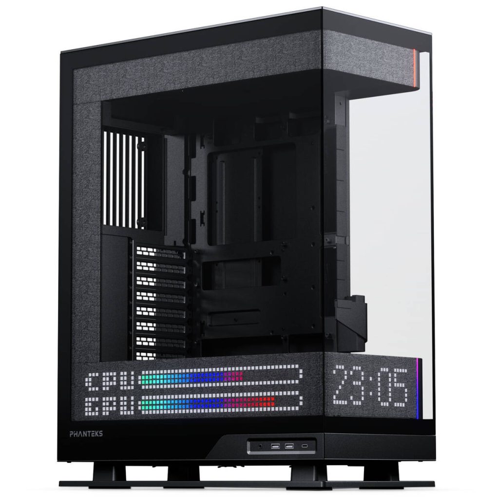 Phanteks Evolv X2 Matrix PC Case, Mid-Tower, E-ATX, Tempered Glass, Matrix LED - Black
