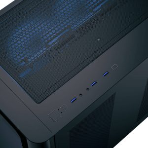 Aerocool P500C PC Case, Mid Tower, ATX, Tempered Glass - Black : image 6