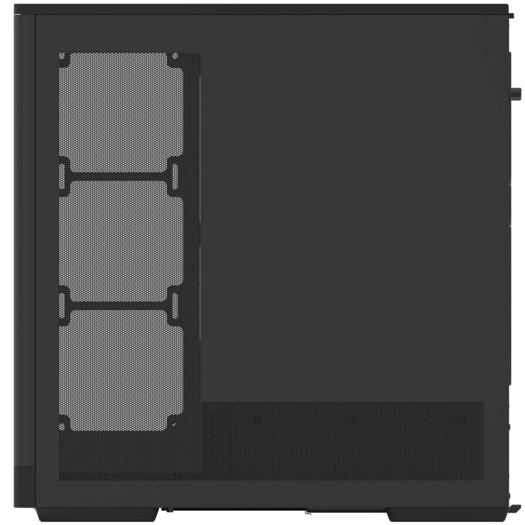 Aerocool D520A PC Case, Mid Tower, ATX, Tempered Glass, RGB - Black