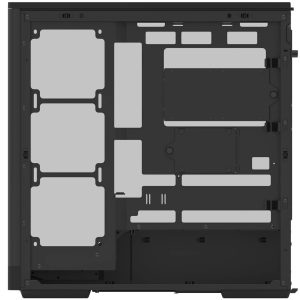Aerocool D520A PC Case, Mid Tower, ATX, Tempered Glass, RGB - Black