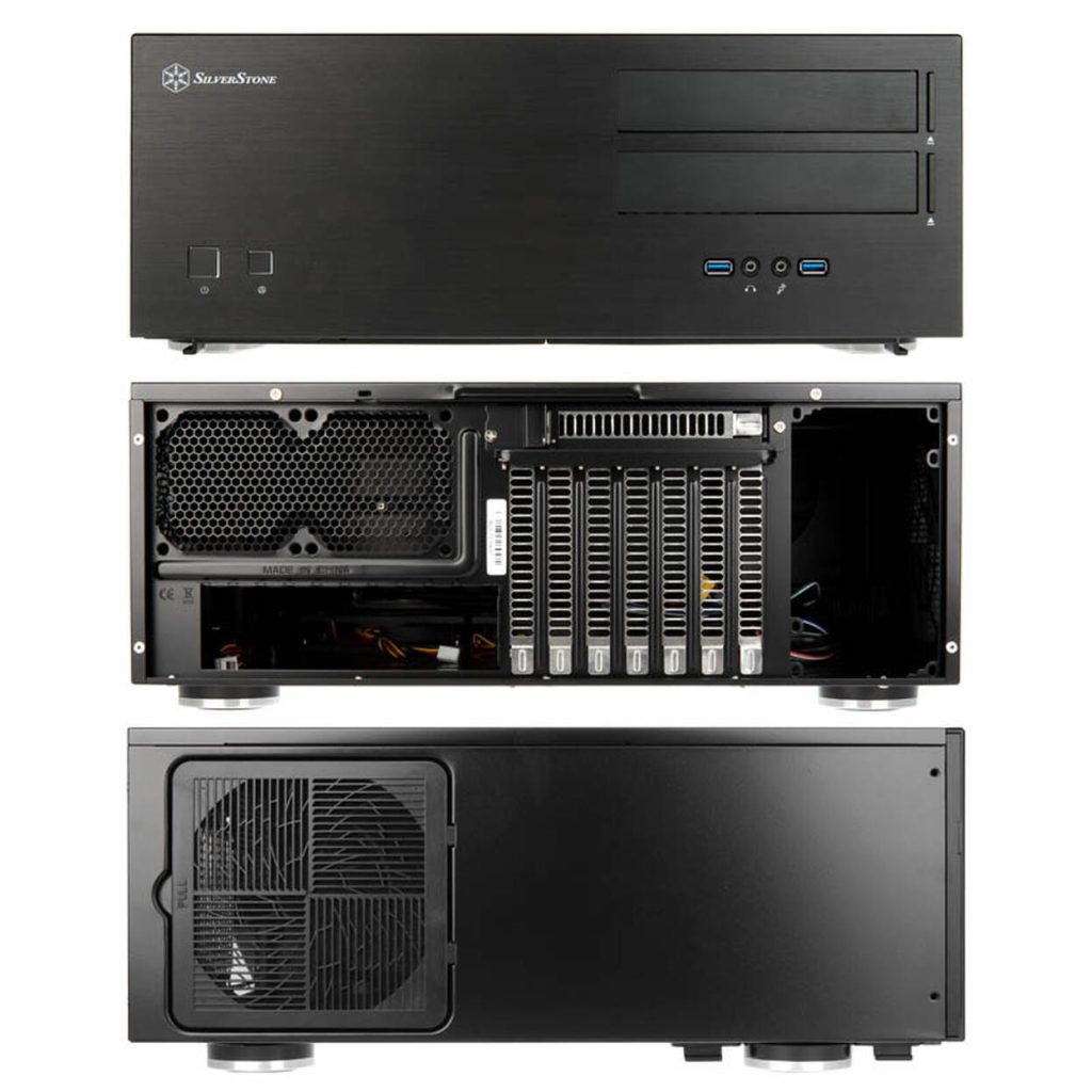 SilverStone SST-GD08B USB 3.0 Grandia Desktop - black