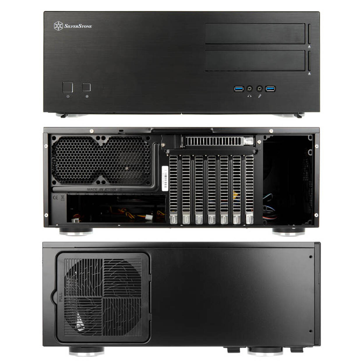 SilverStone SST-GD08B USB 3.0 Grandia Desktop - black